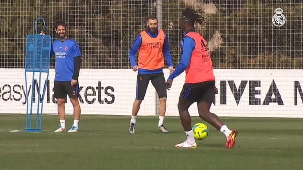 Lucas Vázquez in the third session of the week